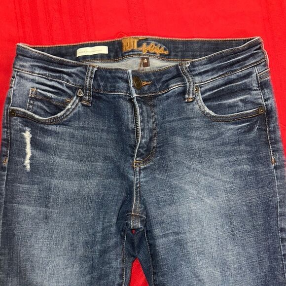 Kut from the Kloth Blue Ankle Cuffed Jeans Size 4 - Picture 5 of 10